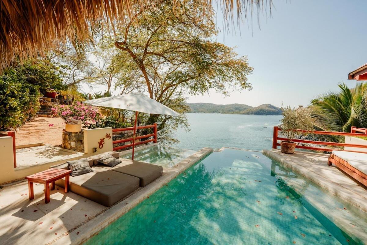 Dream Villa With Private Beach And Catering Zihuatanejo Exterior photo